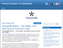 Tablet Screenshot of clusterdb.com